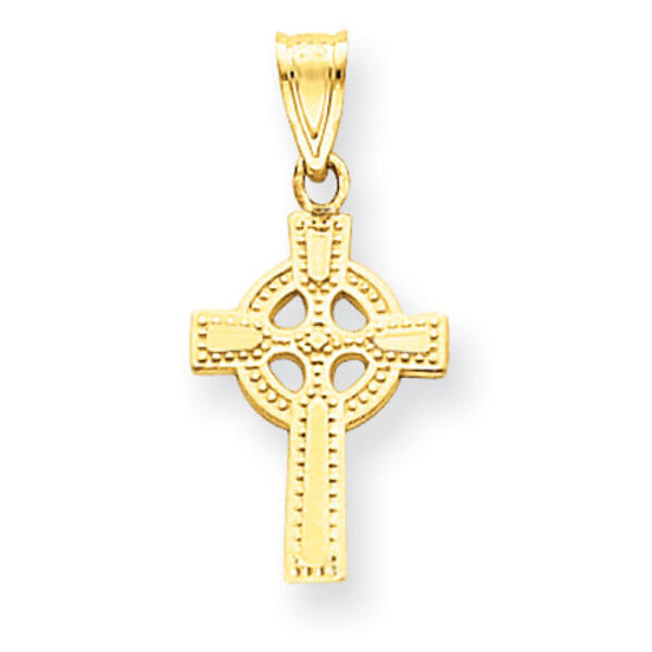 Gold Classics&#40;tm&#41; Yellow Gold Celtic Cross - image 