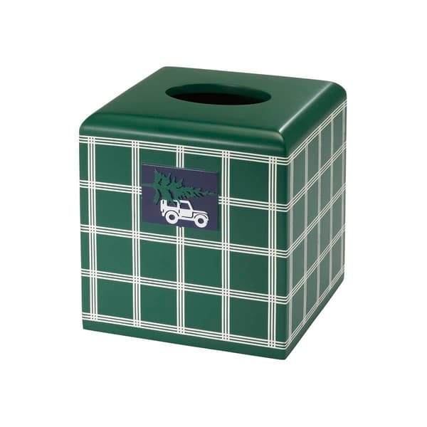 IZOD&#40;R&#41; Pine Trail Tissue Box Cover - image 