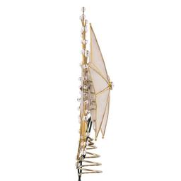 Kurt Adler 10in 5-Point Capiz Star Treetop w/ Rays & Beads