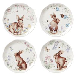 Lenox(R) Butterfly Meadow(R) Bunny Accent Plates - Set of 4