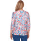 Womens Alfred Dunner Austin Embellished Paisley Floral Blouse - image 2