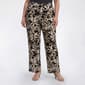 Plus Size Kasper Pull On Leaf Wide Leg Ankle Pants - image 1