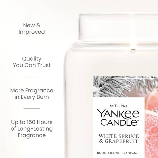 Yankee Candle® White Spruce Grapefruit Large Jar Candle