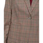Womens Tommy Hilfiger Long Puff Sleeve One Button Plaid Blazer - image 4