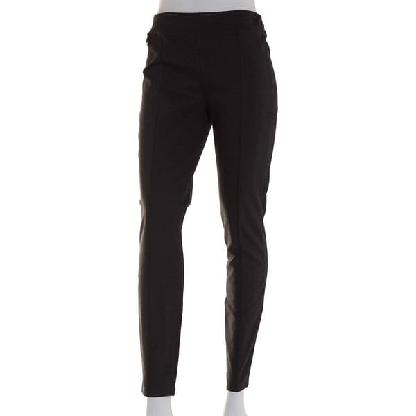 Womens Zac &amp; Rachel Solid Compression Pull On Pants