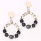 Ashley Cooper(tm) Black & Two-Tone Disc Teardrop Earrings - image 1