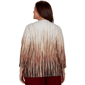 Plus Size Alfred Dunner Union Square 3/4 Sleeve Ombre Blouse - image 2