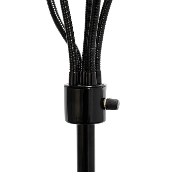 Simple Designs Multi Head Five Light Medusa Gooseneck Floor Lamp