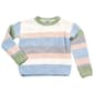 Girls (4-6x) Jolie & Joy Long Sleeve Wide Stripe Crew Sweater - image 1