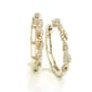Diamond Classics&#40;tm&#41; Sterling Silver 1/10ctw. Hoop Earrings - image 1