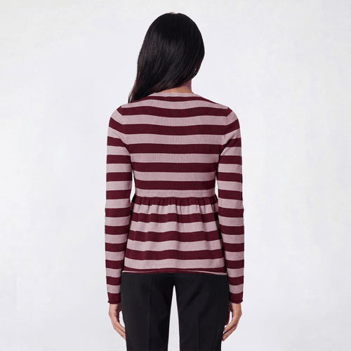 Juniors Heart N Crush Henley Ribbed Babydoll Sweater