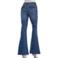 Juniors Celebrity Pink Mid Rise Flare Jeans w/ Flap Back Pockets - image 3
