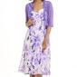 Womens Connected Apparel Crochet Jacket with Floral Dress - image 3