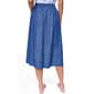 Womens Nautica Chambray Midi Skirt - image 2