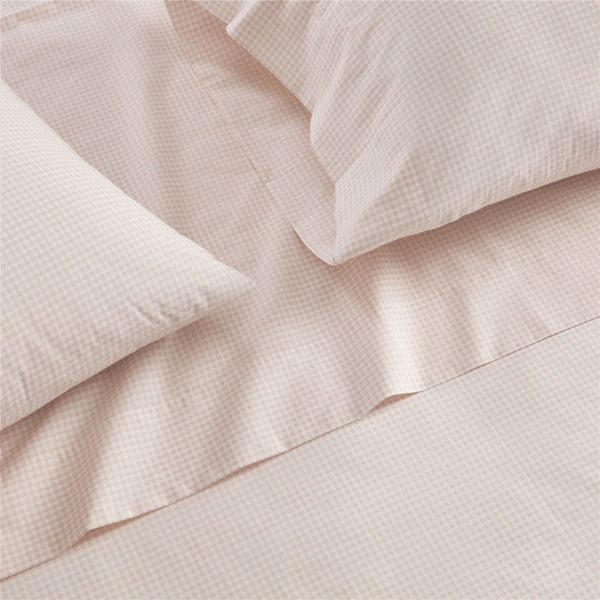 Martha Stewart Core Small Gingham Sheet Set