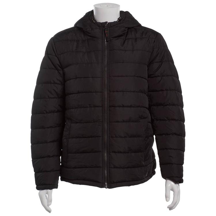 Mens Hawke & Co. Sherpa Lined Quilted Coat
