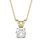 Charles & Colvard&#40;R&#41; 1.0ctw. Gold Pendant Necklace - image 1
