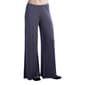 Womens 24/7 Comfort Apparel Elastic Waist Flare Leg Palazzo Pants - image 1