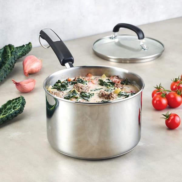Farberware Brilliance 3-Qt Covered Saucepan