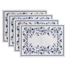 Spode(R) Blue Portofino Blue & White Flora Placemat - Set of 4