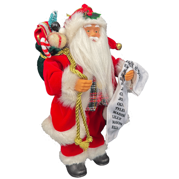 Santa''s Workshop 9in. Traditional Santa