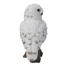 Hi-Line Gift Small Snowy Owl Garden Statue
