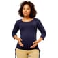 Womens Times Two Bracelet Sleeve Solid Side Tie Maternity Top - image 4