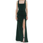 Juniors Emerald Sundae Divine Glamour Slit Sheath Dress - image 3