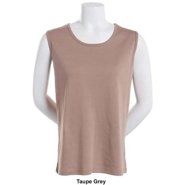 Plus Size Hasting &amp; Smith Basic Solid Round Neck Tank Top