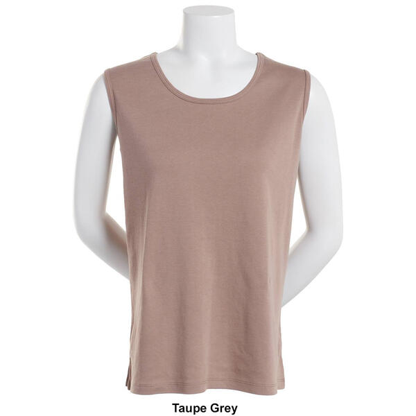 Womens Hasting &amp; Smith Basic Solid Round Neck Tank Top
