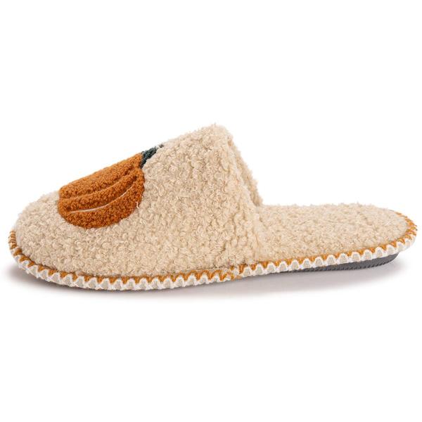 Womens MUK LUKS® Punch Needle Scuff Pumpkin Slip On Slippers