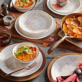 Corelle Leaf Stitch 12pc. Dinnerware Set