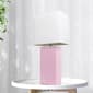 Lalia Home Lexington 21in. Leather Base Modern Home Table Lamp - image 9