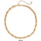 Wearable Art Gold Tone Loose Rope Chain Necklace - image 2
