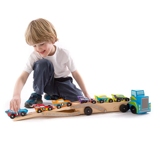 Melissa &amp; Doug® Mega Race-Car Carrier