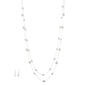 You're Invited Silver Necklace & Earrings Set - image 1
