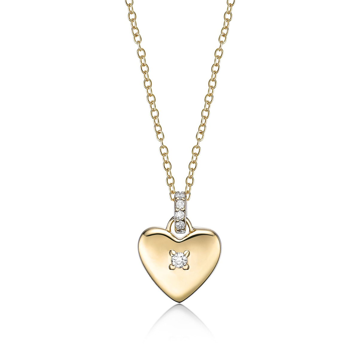 Brilliant Grown 1/3ctw. Lab-Grown Diamond Pendant Necklace