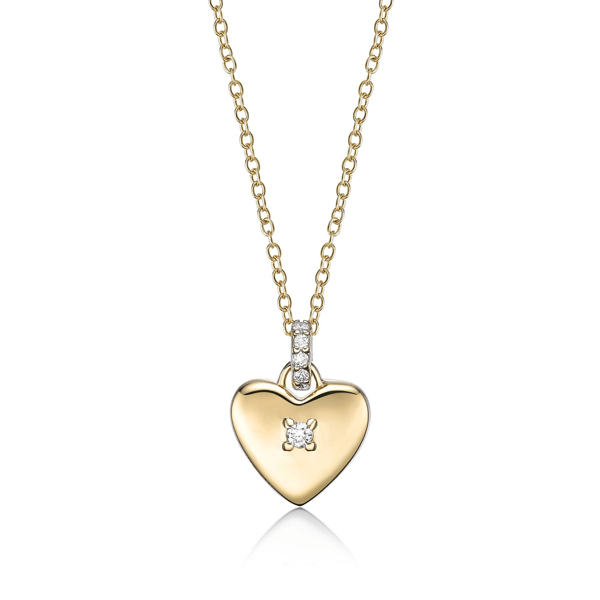Brilliant Grown 1/3ctw. Lab-Grown Diamond Pendant Necklace - image 