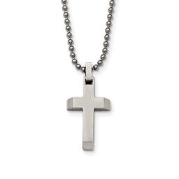 Mens Gentlemens Classics(tm) Religious Cross Necklace