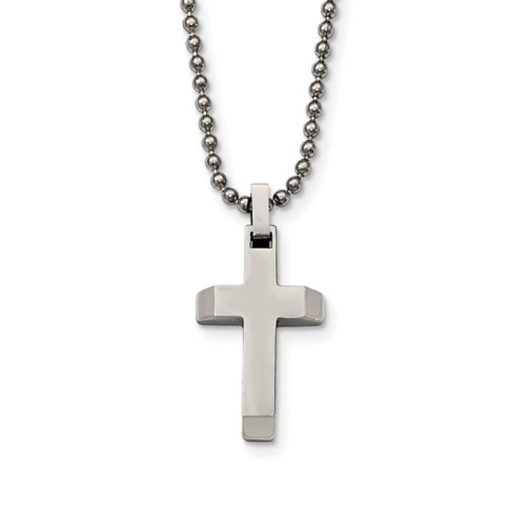 Mens Gentlemens Classics(tm) Religious Cross Necklace