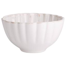 Home Essentials 26oz. White Scallop Bowl