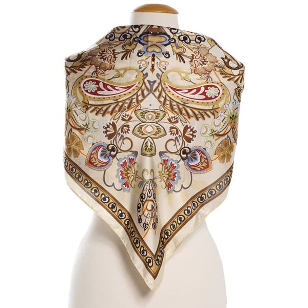 Womens Jessica McClintock Medallion Square Scarf