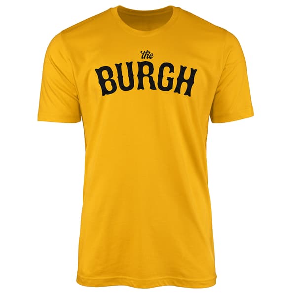 Mens The Burgh Tee - Pittsburgh Gold - image 