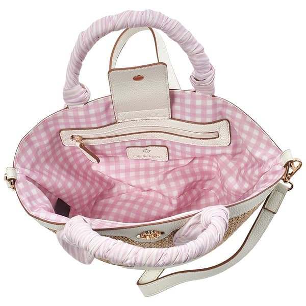 Nanette Lepore Dorothea Straw Dome Satchel