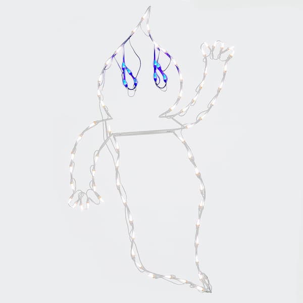 National Tree 51in. Halloween LED Waving Ghost Wall Decor - image 