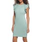Womens Tommy Hilfiger Ruffle Sleeve Crepe Sheath Dress - image 1