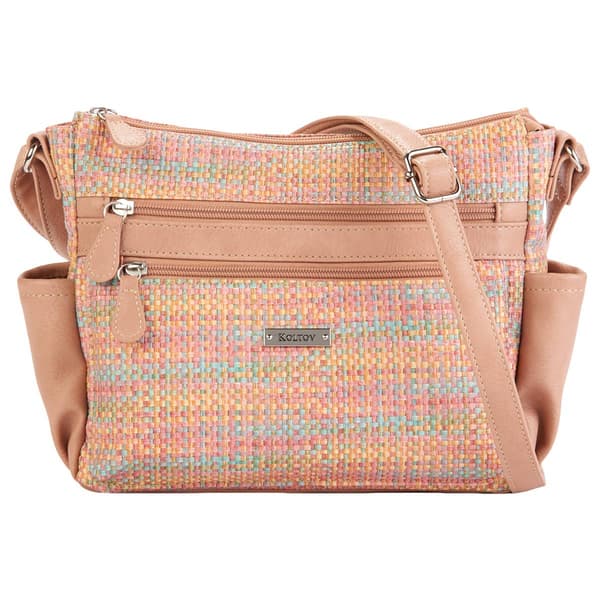 Koltov Naomi Large Woven Crossbody - image 