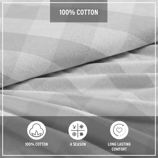 Eddie Bauer Lakehouse Plaid Cotton Flannel Sheet Set