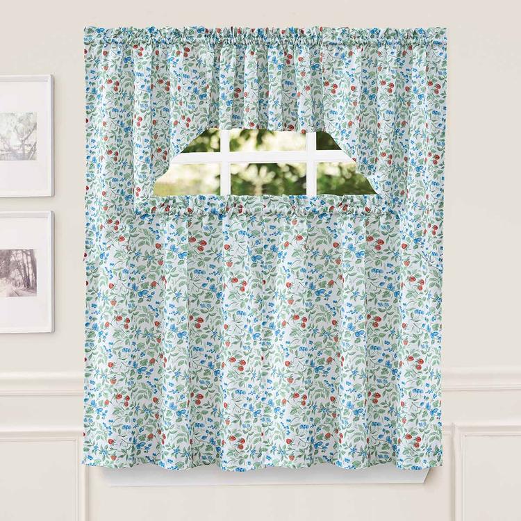 Laura Ashley(R) Cambrian Strawberry Valance