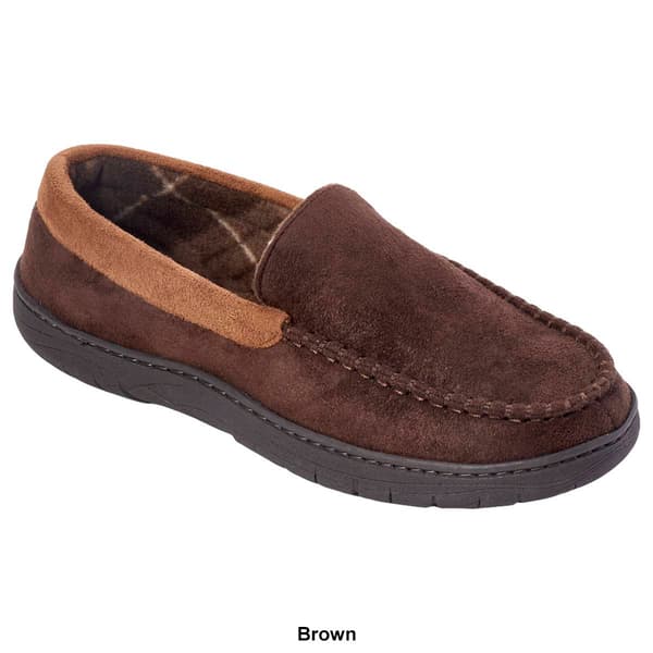 Mens Haggar&#174; Microsuede Venetian Slippers